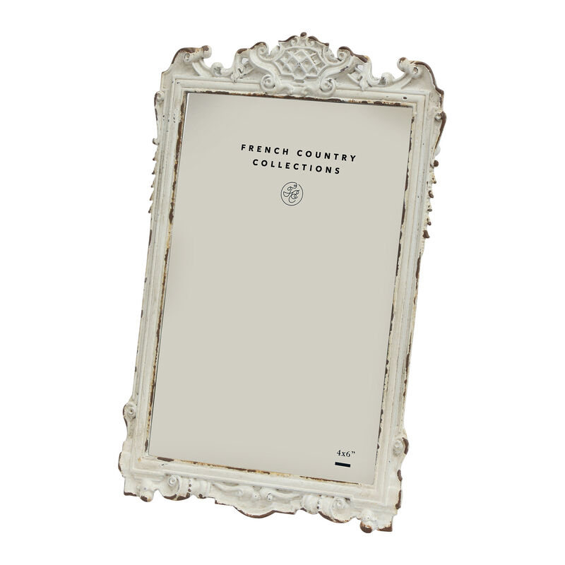 French Country Brocante Filigree Top Photo Frame 4x6" image number 1